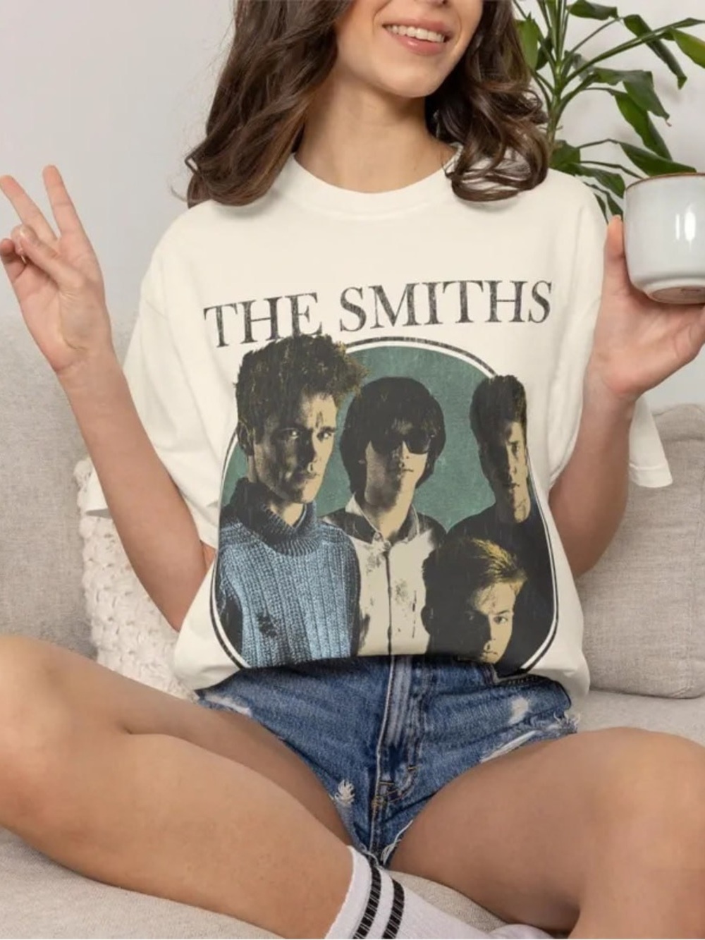 The Smiths Music Band Graphic Tee - Women's Top